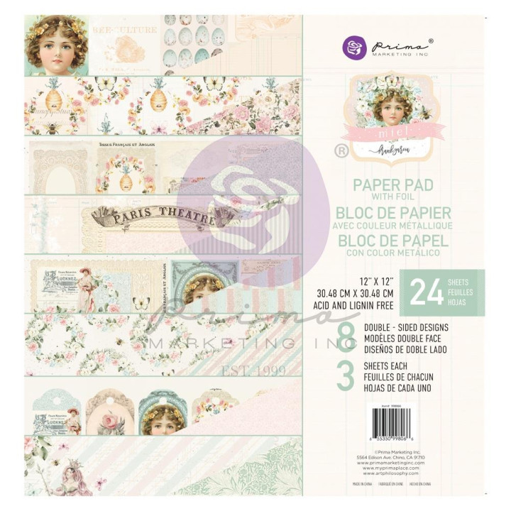 Набір паперу 30*30см Prima Miel 24/Pkg