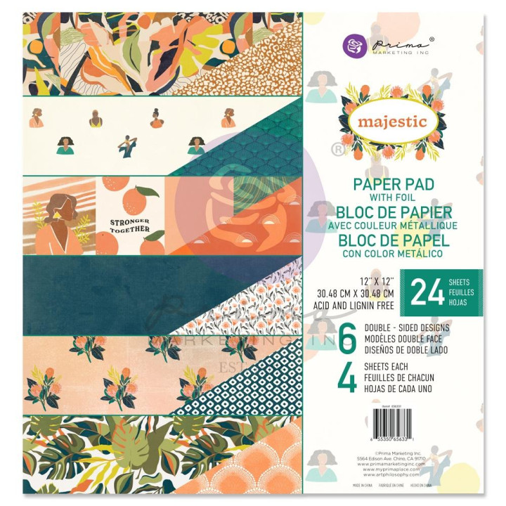 Набір паперу 30*30см Prima Majestic 24/Pkg