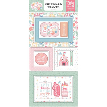  Наліпки з чіпборду Echo Park Our Little Princess Frames 15*33см