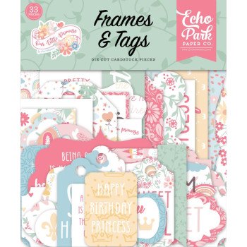 Висічки Echo Park Frames & Tags Our Little Princess 33/Pkg