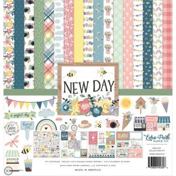 Набір паперу 30*30см Echo Park New Day 12/Pkg