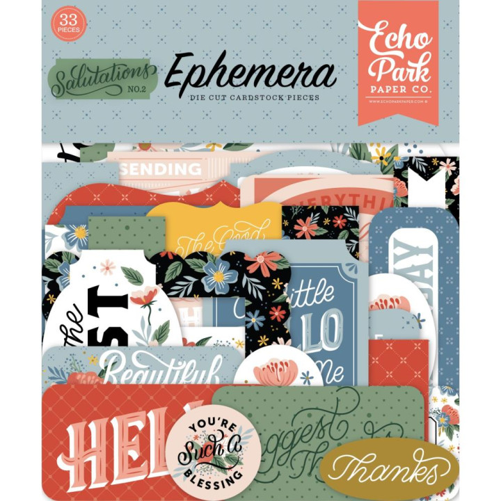 Висічки Echo Park Icons Salutations No. 2 33/Pkg