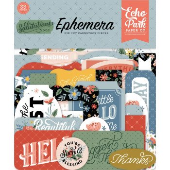 Висічки Echo Park Icons Salutations No. 2 33/Pkg