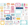 Висічки Echo Park Frames & Tags Play All Day Girl 33/Pkg