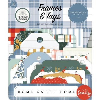 Висічки Carta Bella Frames & Tags Farmhouse Summer 33/Pkg