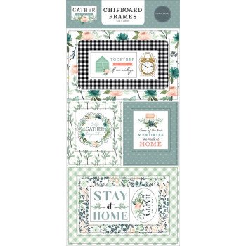  Наліпки з чіпборду Carta Bella Gather At Home Frames 15*33см