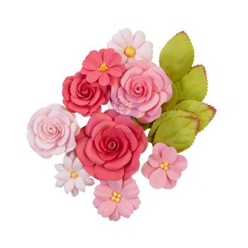 Квіти Prima Paper Flowers Painted Floral Rosy Hues