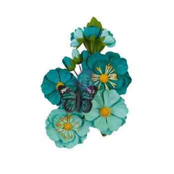 Квіти Prima Paper Flowers Majestic Teal Beauty