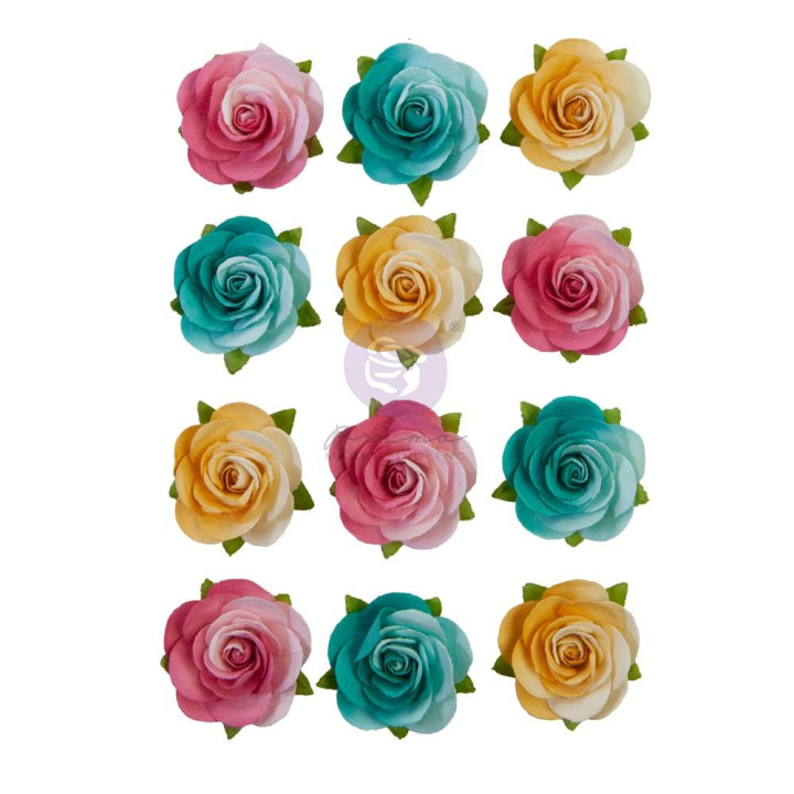 Квіти Prima Mulberry Paper Flowers Painted Floral Bright Gouache