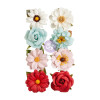 Квіти Prima Mulberry Paper Flowers Candy Cane Lane Letters For Santa