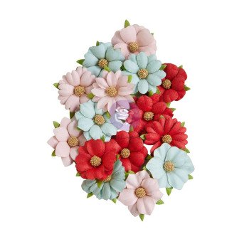 Квіти Prima Mulberry Paper Flowers Candy Cane Lane Twenty Five