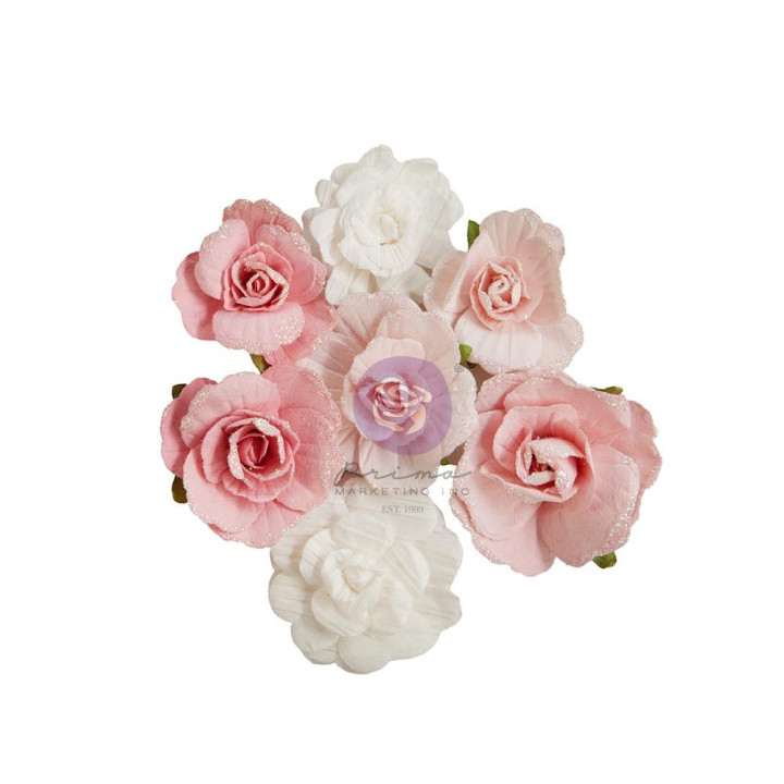 Квіти Prima Mulberry Paper Flowers Candy Cane Lane Christmas Wonderland