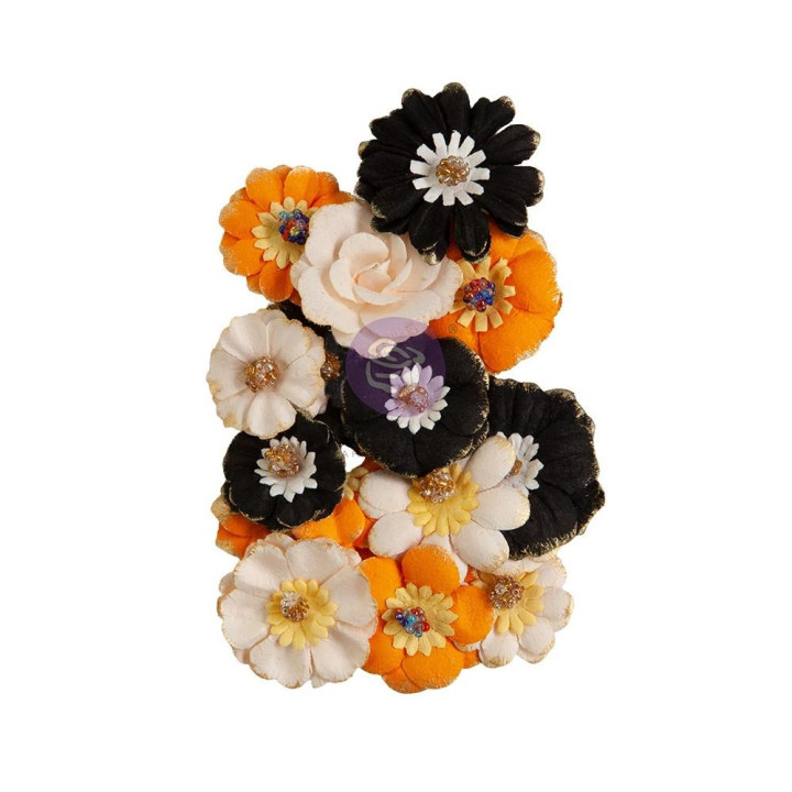 Квіти Prima Mulberry Paper Flowers Luna Halloween Mix