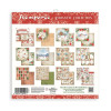 Набір паперу 20*20см Stamperia Home For The Holidays 10 аркушів