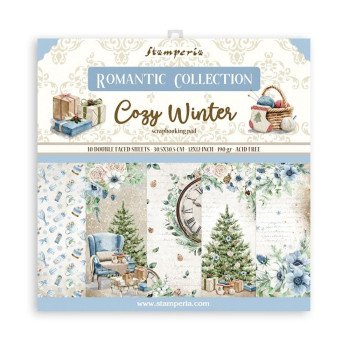 Набір паперу 30*30см Stamperia Cozy Winter 10/Pkg