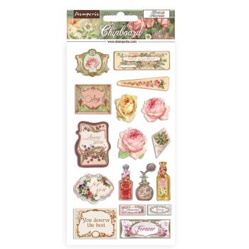 Чіпборд Stamperia Rose Parfum 15*30см