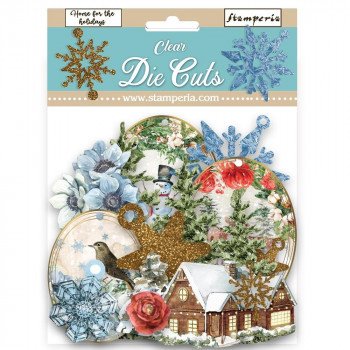 Висічки Stamperia Home For The Holidays Clear Die-Cuts