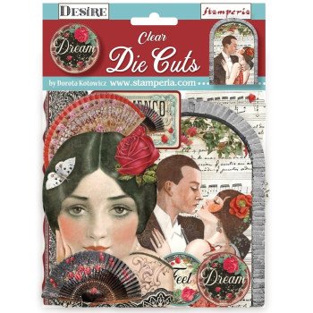 Висічки Stamperia Clear Die-Cuts Desire
