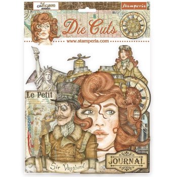 Висічки Stamperia Die-Cuts Sir Vagabond Aviator