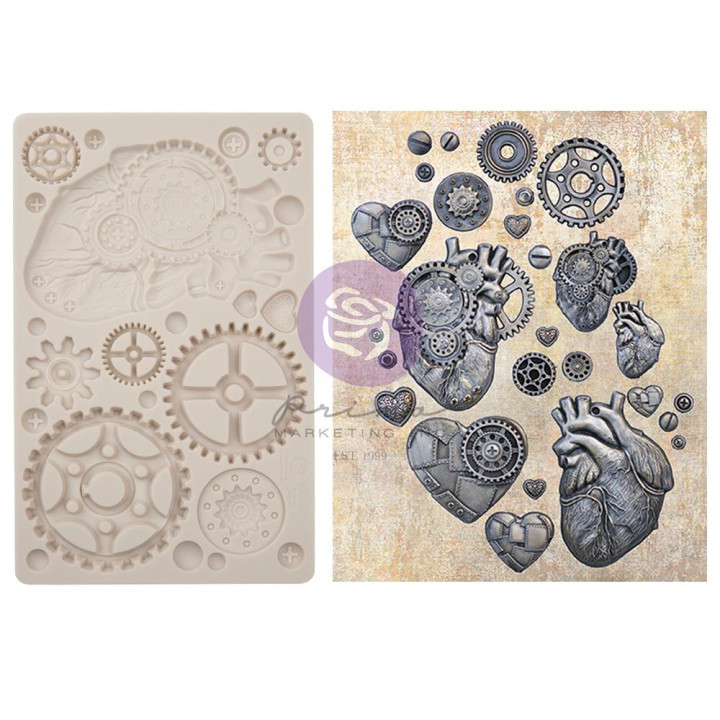  Молд Prima Steampunk Hearts 130*200*8мм