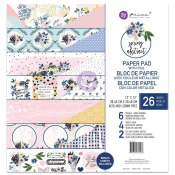 Набір паперу 30*30см Prima Spring Abstract 26/Pkg