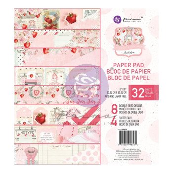 Набір паперу 20*20см Prima Strawberry Milkshake 32/Pkg