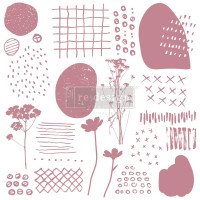 Штампи Prima Abstract Scribbles 30*30см