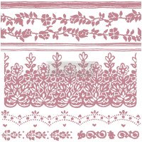 Штампи Prima Floral Borders 30*30см