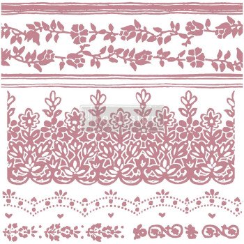 Штампи Prima Floral Borders 30*30см