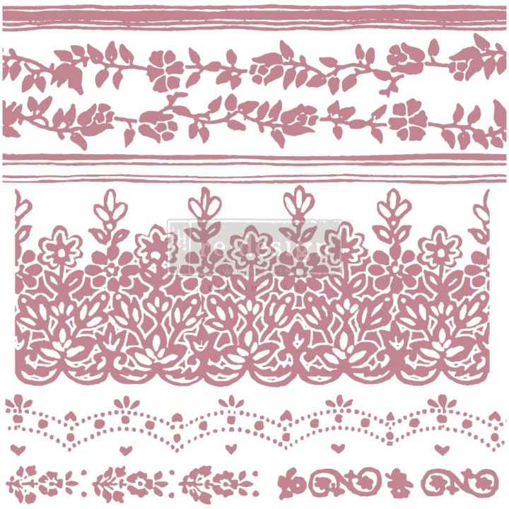 Штампи Prima Floral Borders 30*30см