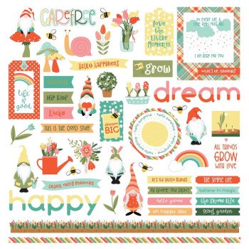 Наліпки PhotoPlay Tulla&Norber Cardstock Stickers Elements 30*30см