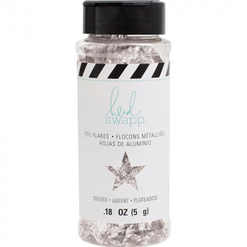Пластівці фольги Heidi Swapp Foil Flakes Silver 5гр