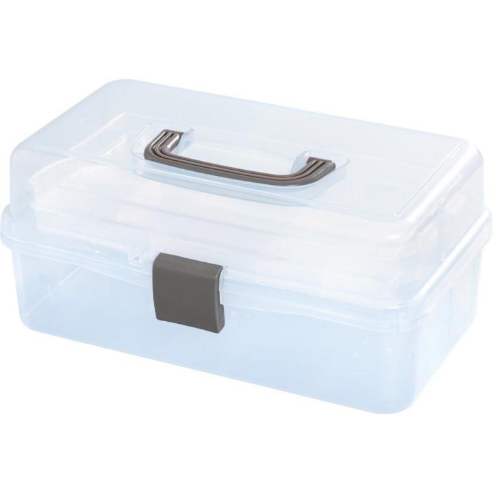 Бокс для зберігання We R Memory Keepers Craft Tool Box Translucent Plastic Storage