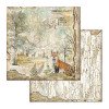 Набір паперу 30*30см Stamperia Forest 10/Pkg