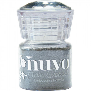 Пудра для ембоссінга Nuvo Embossing Powder Fine Detail Classic Silver