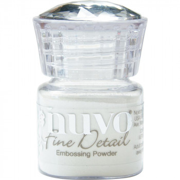 Пудра для ембоссінга Nuvo Embossing Powder Fine Detail Glacier White