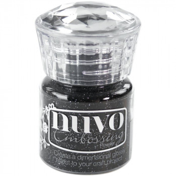 Пудра для ембоссінга Nuvo Glitter Embossing Powder Glitter Noir
