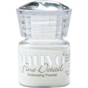 Пудра для ембоссінга Nuvo Embossing Powder Fine Detail Glacier White
