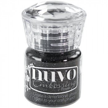 Пудра для ембоссінга Nuvo Glitter Embossing Powder Glitter Noir