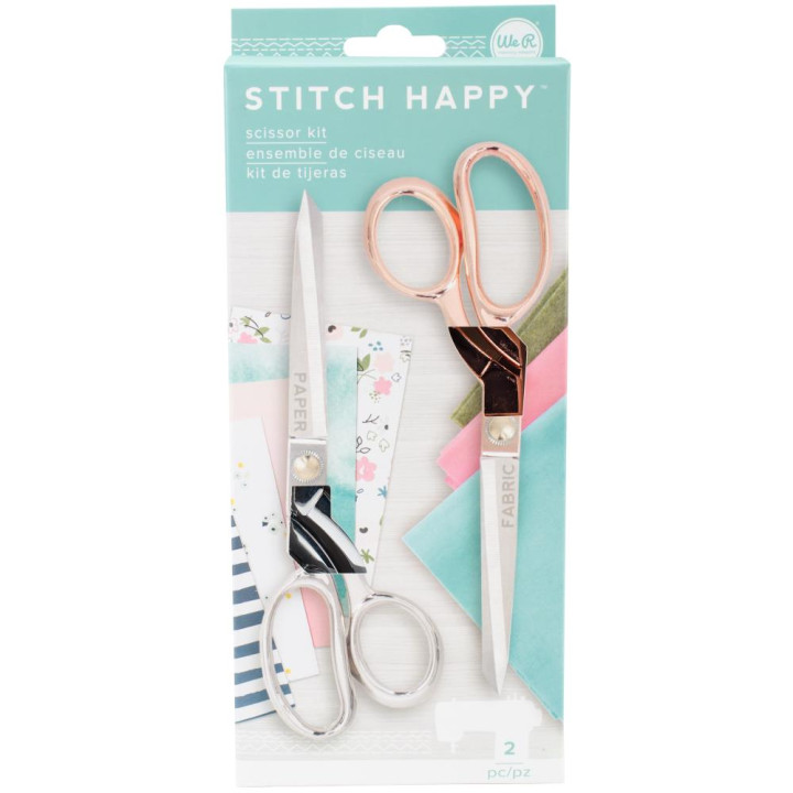 Ножиці We R Memory Keepers Stitch Happy Scissors 2шт